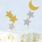 400 Pieces Glitter Star and Moon Paper Confetti Double Side Table Paper Confetti Sequin